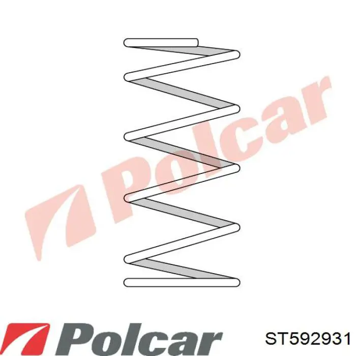 Do koszyka ST592931 Polcar Sprężyna tylna