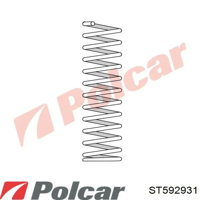 Sprężyna tylna Polcar ST592931 cena, od 25,38 USD