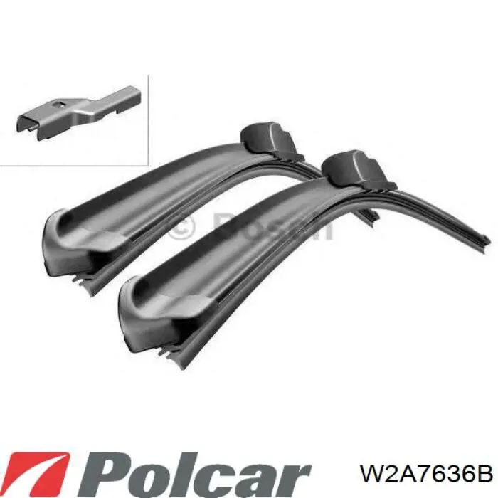 Do koszyka 6423N6 Peugeot/Citroen Pióro wycieraczki szyby przedniej, zestaw (2 szt.)