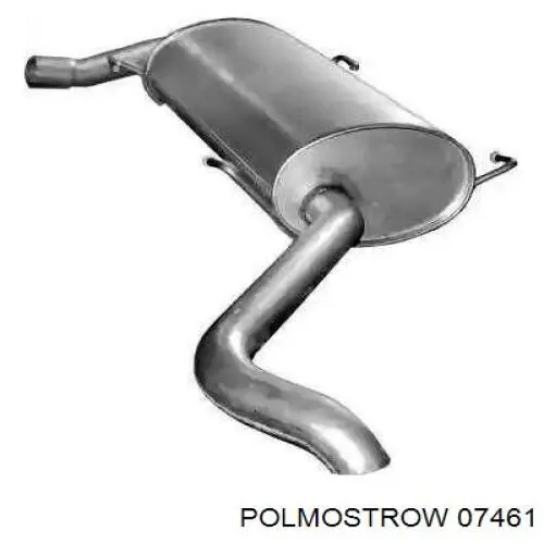 Tłumik, tylna część Fiat/Alfa/Lancia 1355371080 cena, od 130,47 USD