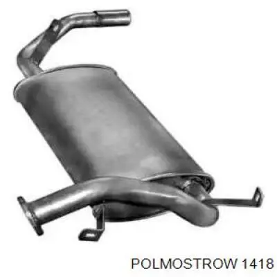  Tłumik, tylna część Nissan Sunny 3