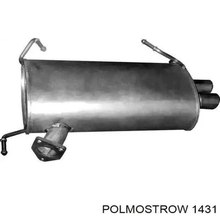 1431 Polmostrow Tłumik, środkowa część