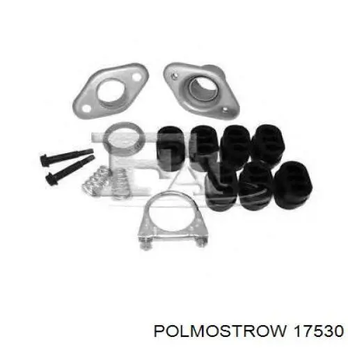 Tłumik, tylna część Polmostrow 17530 cena, od 90,72 USD