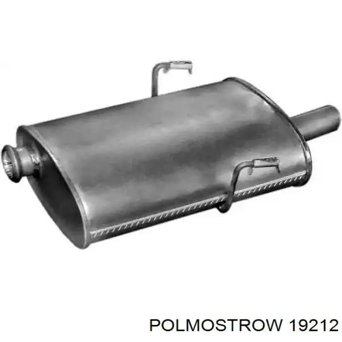 Tłumik, tylna część Polmostrow 19212 cena, od 82,87 USD