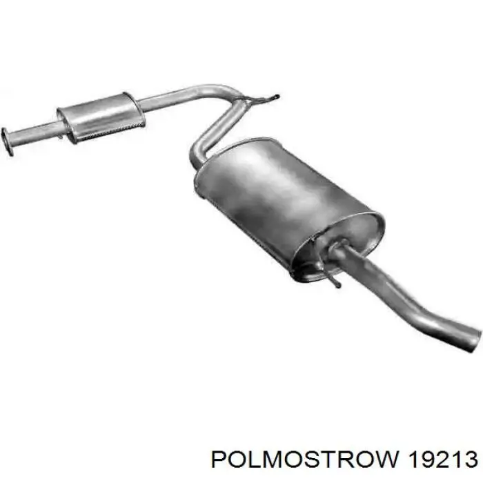 Tłumik, tylna część Polmostrow 19213 cena, od 103,42 USD