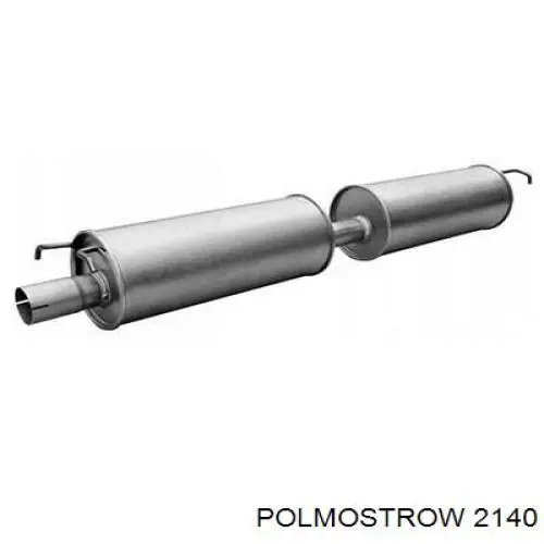Tłumik, tylna część do Renault Laguna III BT0, BT1