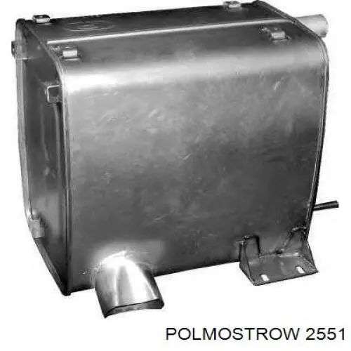 Tłumik, tylna część Suzuki Baleno sedana (EG) (1995 - 2002) cena, od 126,42 USD