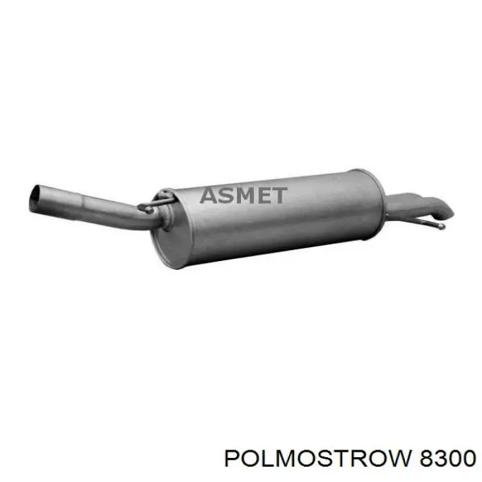 Tłumik, tylna część Ford Sierra II sedana (GBG, GB4) (1987 - 1993) cena, od 60,05 USD