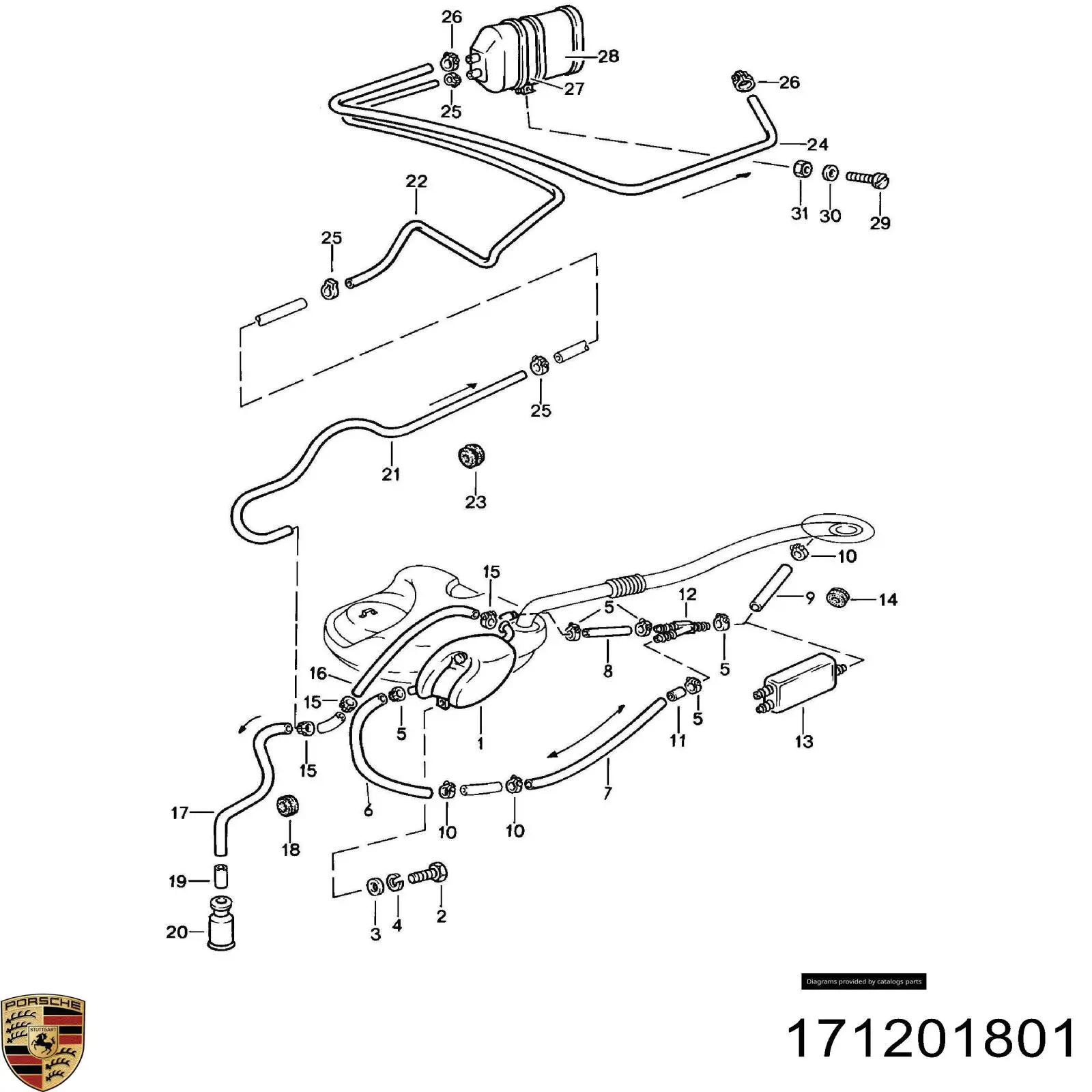 POCHŁANIACZ PAR PALIWA Seat Cordoba sedana (6K2, C2) (1993 - 1999) cena, od  