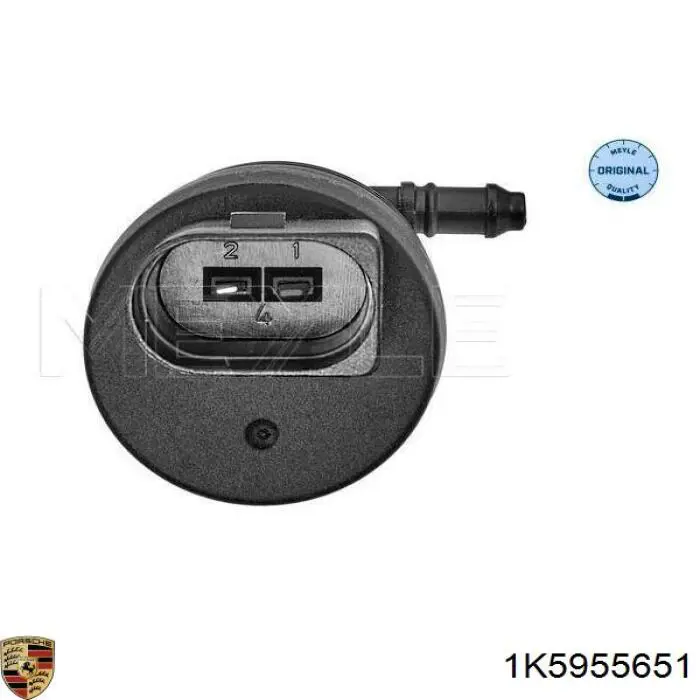 Pompka spryskiwacza szyby przedniej 1K5955651 Porsche