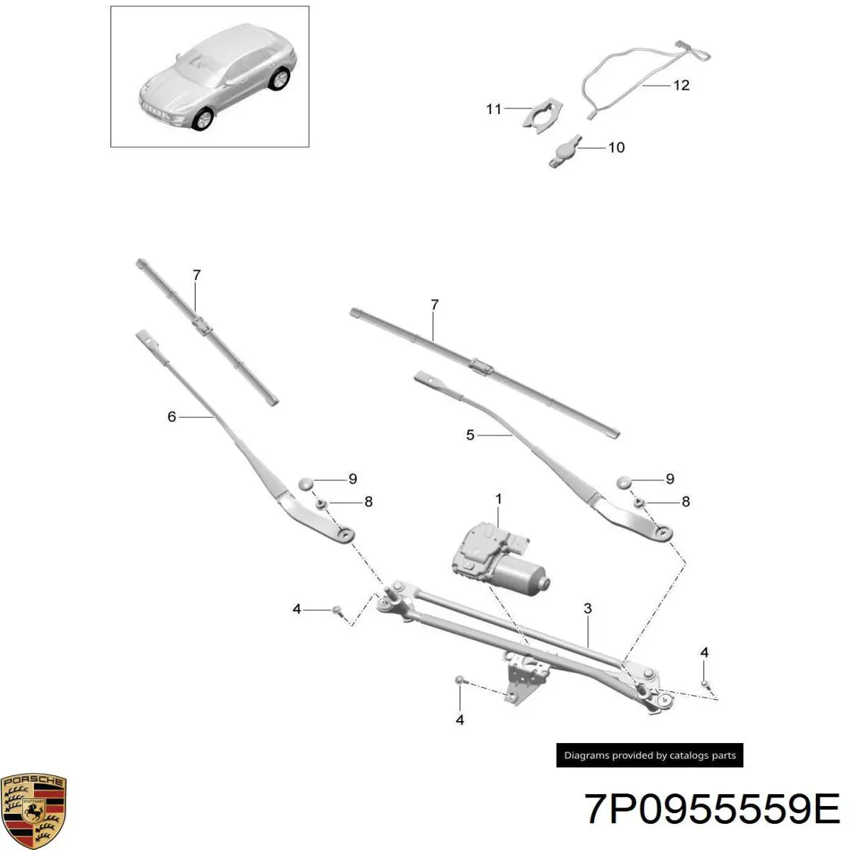  Czujnik deszczu Volkswagen Touareg 2