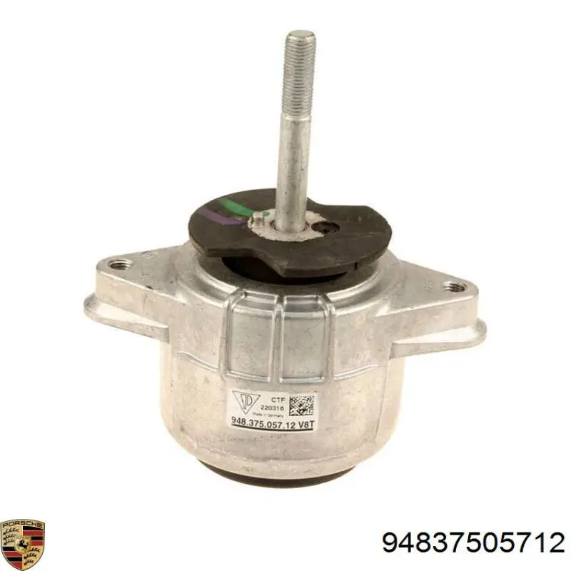 Poduszka (podpora) silnika lewa Porsche 94837505712 cena, od 131,79 USD