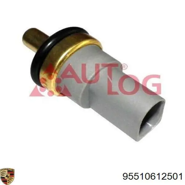 95510612501 Porsche Czujnik temperatury płynu chłodzącego