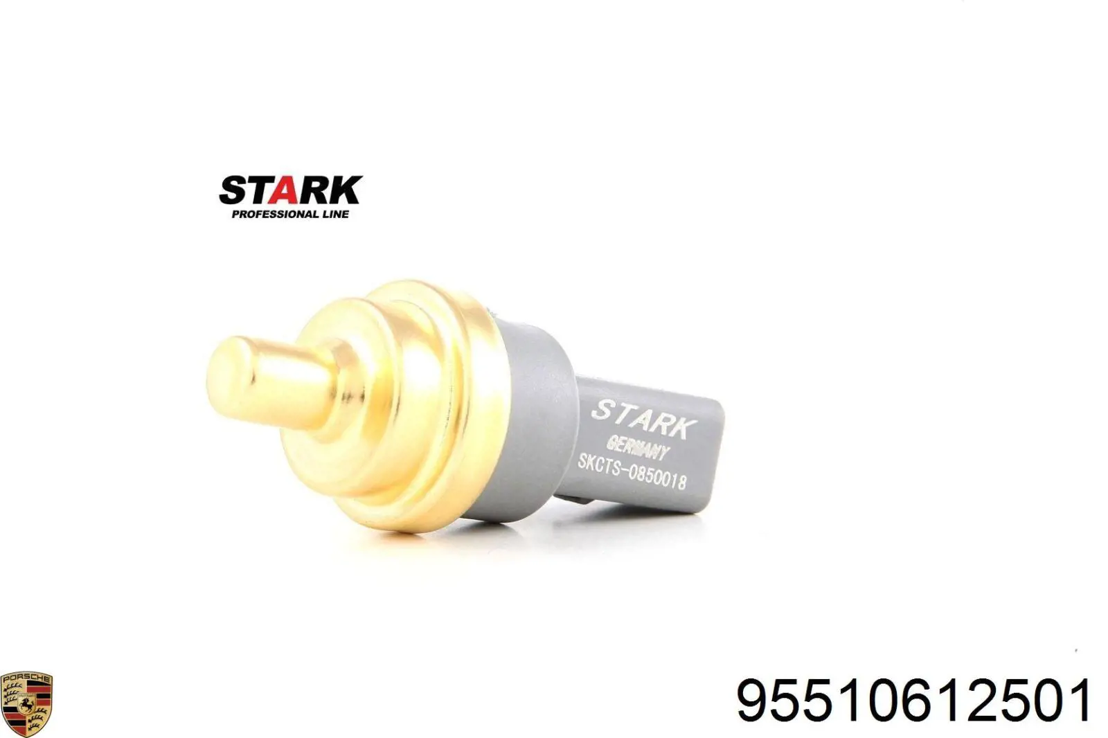 95510612501 Porsche Czujnik temperatury płynu chłodzącego