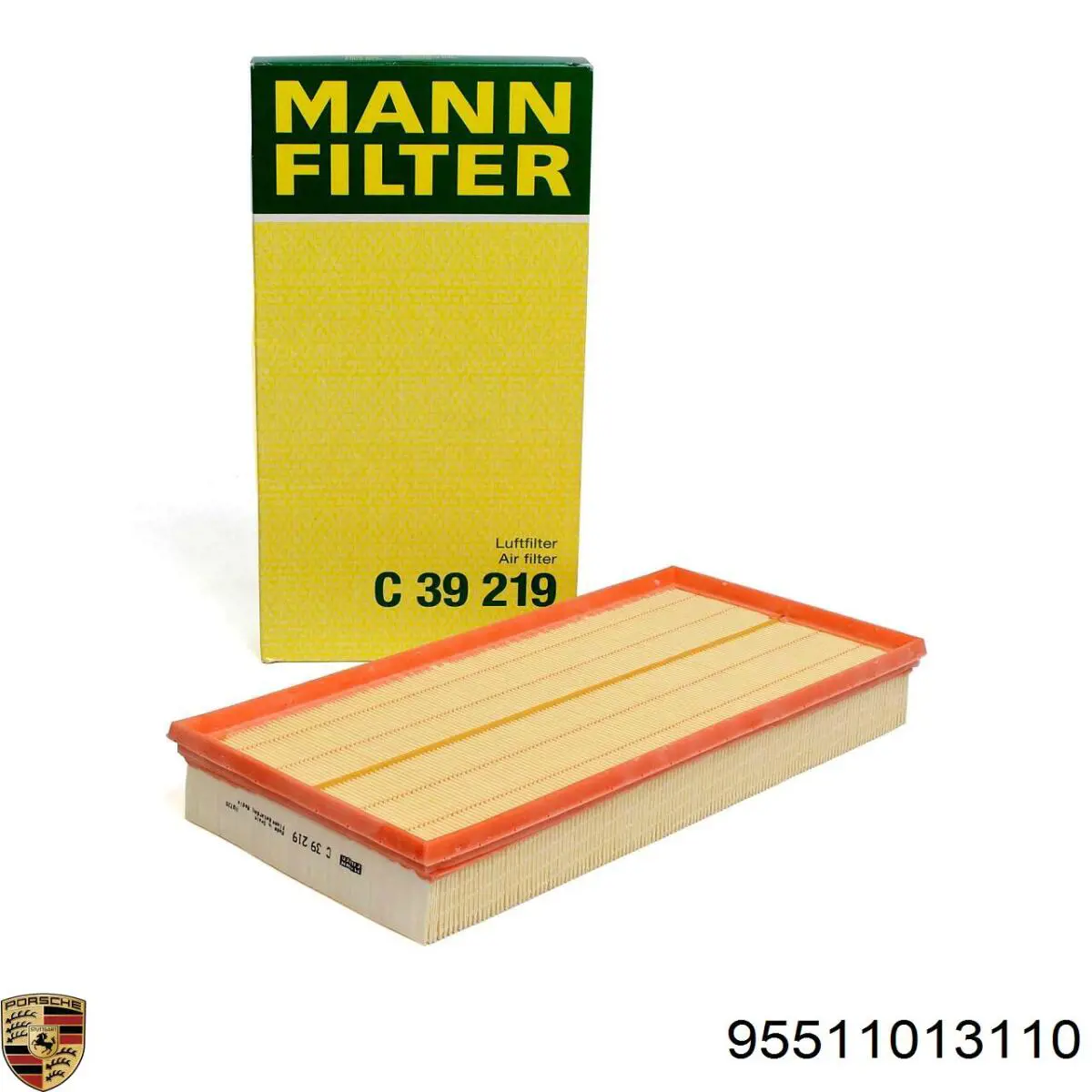 Filtr powietrza 95511013110 Porsche