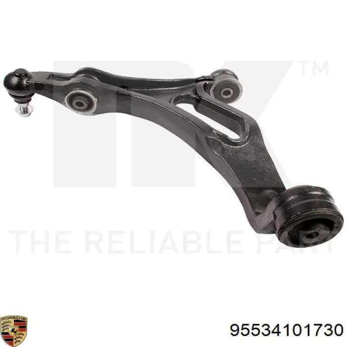 95534101730 Porsche Wahacz zawieszenia przedniego dolny lewy