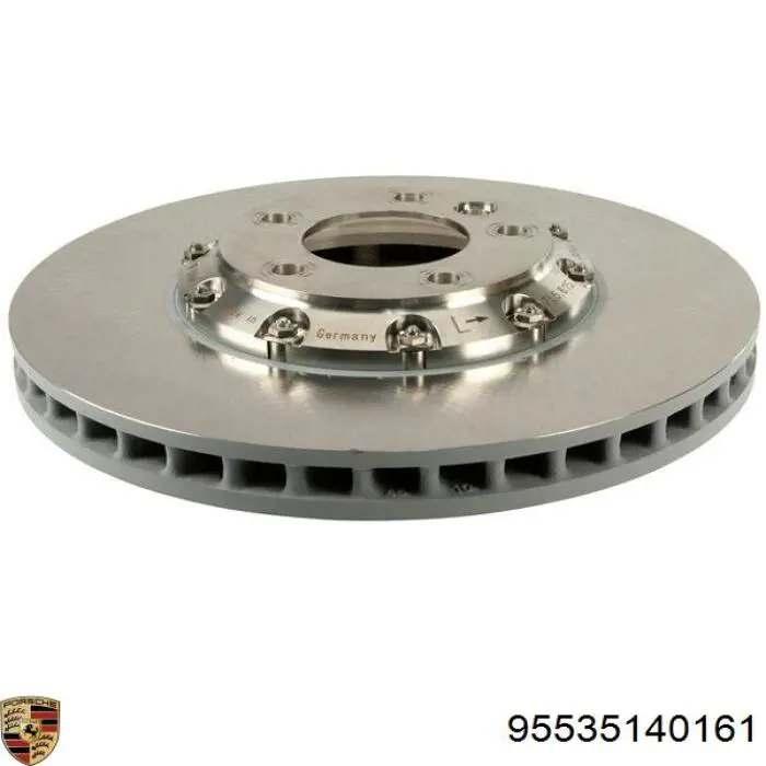 Tarcza hamulcowa przednia Porsche 95535140161 cena, od 901,53 USD