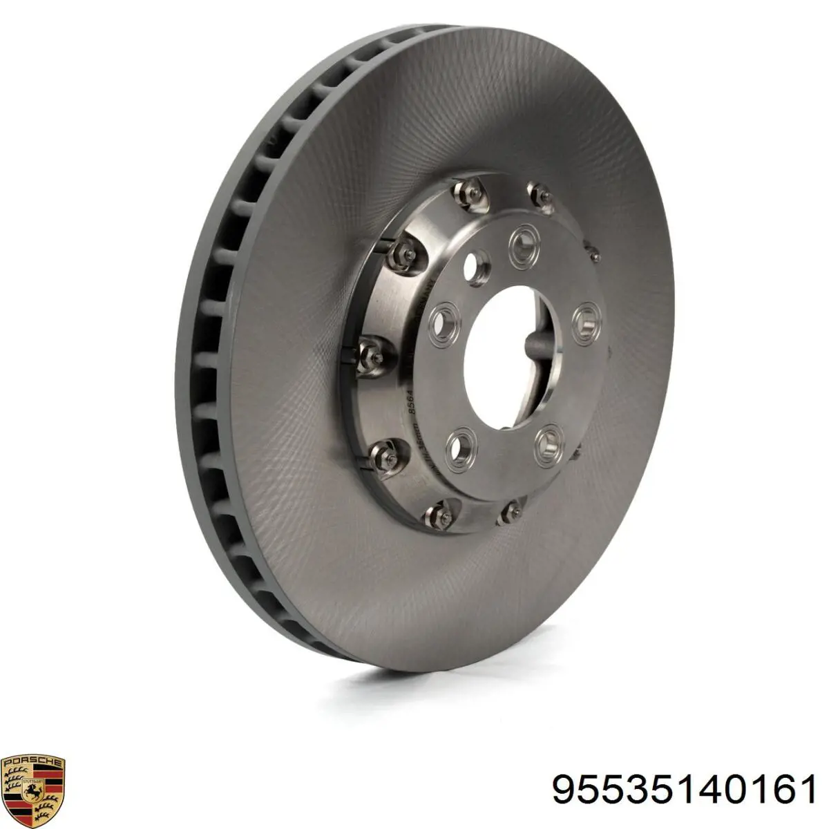 Do koszyka 95535140161 Porsche Tarcza hamulcowa przednia