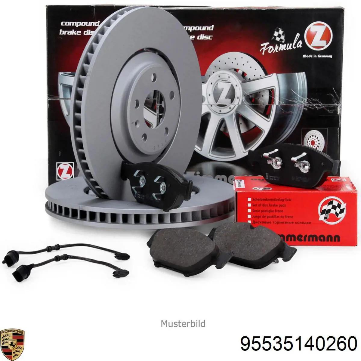 Tarcza hamulcowa przednia Porsche 95535140260 cena, od 901,53 USD
