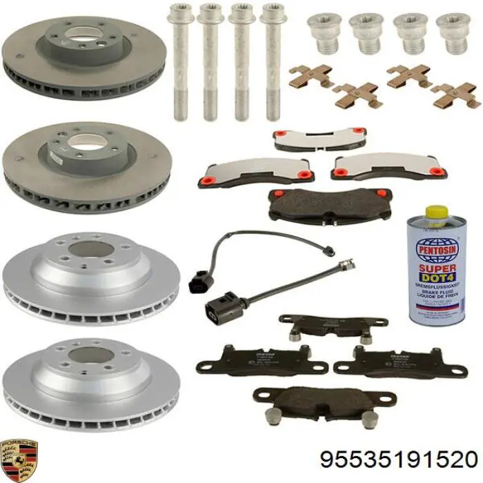 Zestaw naprawczy zacisku hamulcowego przedniego Chrysler 68248383AA cena, od 68,51 USD