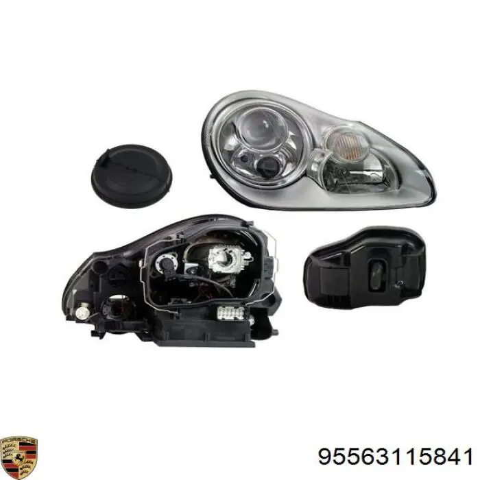 Reflektor prawy Porsche Cayenne SUV (955) (2002 - 2010) cena, od 708,22 USD