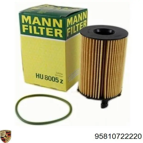 Do koszyka 95810722220 Porsche Filtr oleju