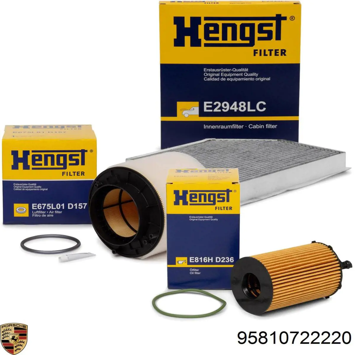 Filtr oleju 95810722220 Porsche