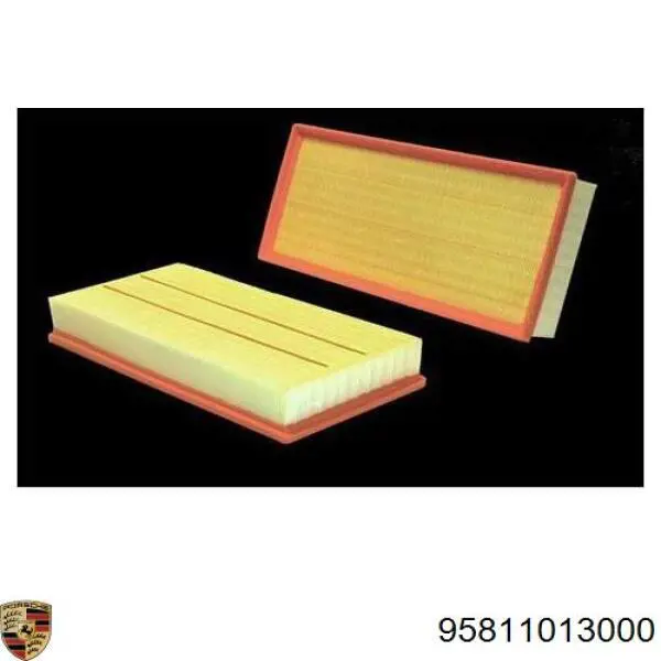Do koszyka 95811013000 Porsche Filtr powietrza