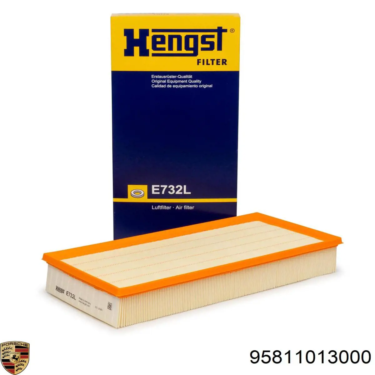 Filtr powietrza Porsche 95811013000 cena, od 23,95 USD