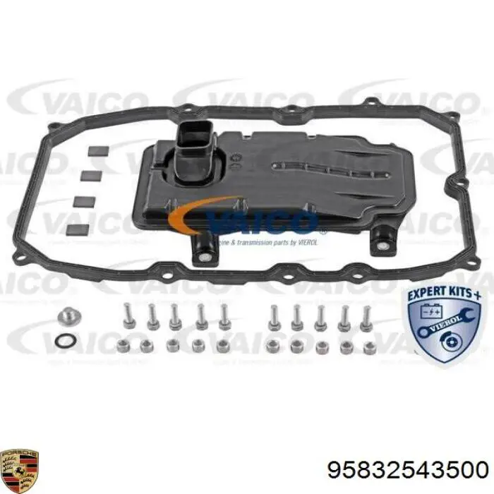 Filtr automatycznej skrzyni biegów Porsche 95832543500 cena, od 35,81 USD