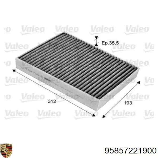 Filtr kabiny Porsche 95857221900 cena, od 16,32 USD