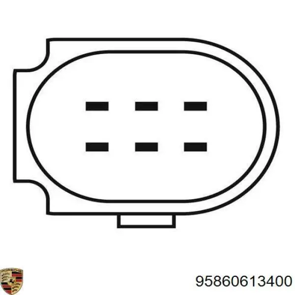 Do koszyka 95860613400 Porsche Sonda lambda czujnik tlenu przed katalizatorem