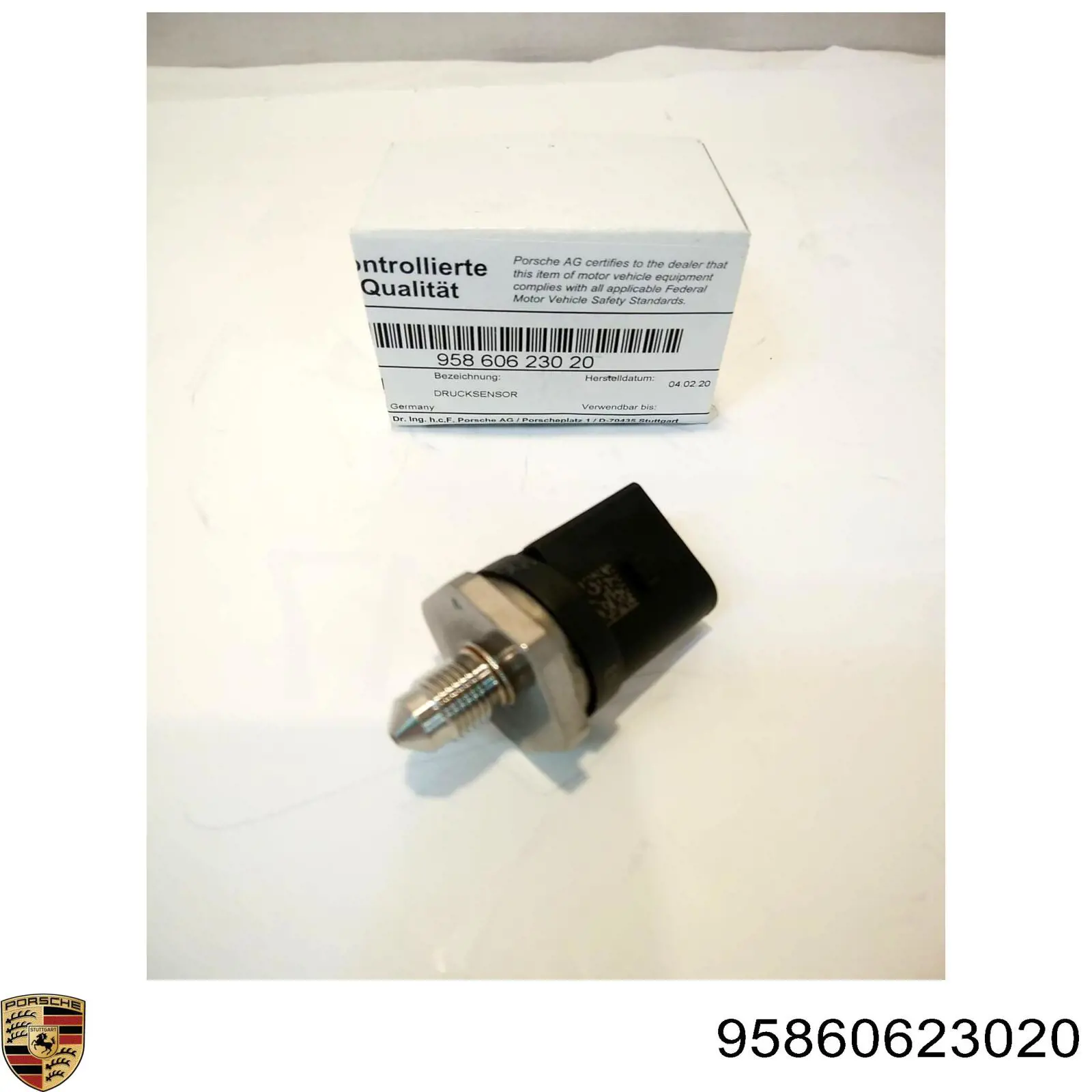 95860623020 Porsche Czujnik ciśnienia paliwa