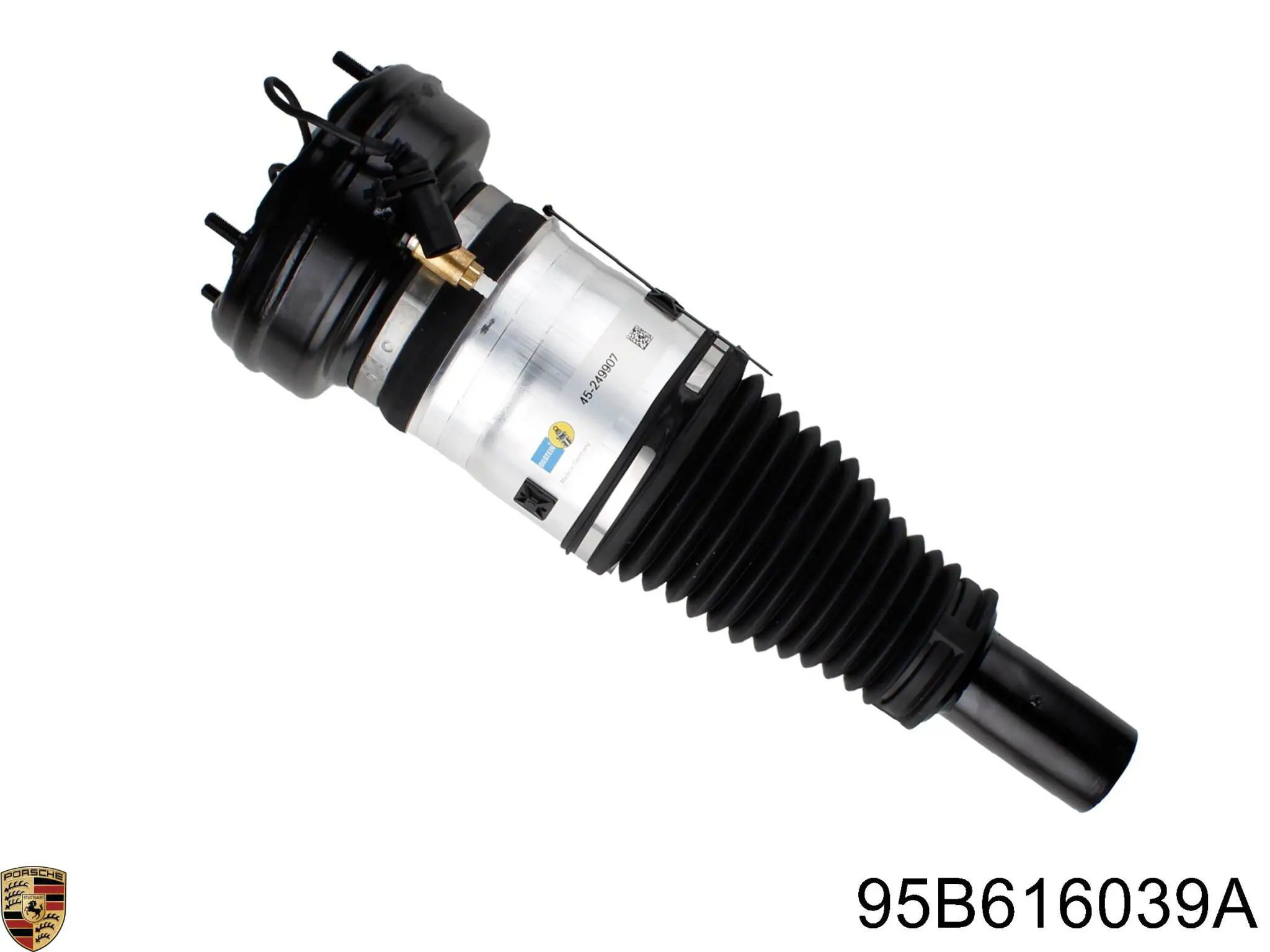 Poduszka pneumatyczna (resor pneumatyczny) mostu przedniego Porsche 95B616039A cena, od 369,65 USD