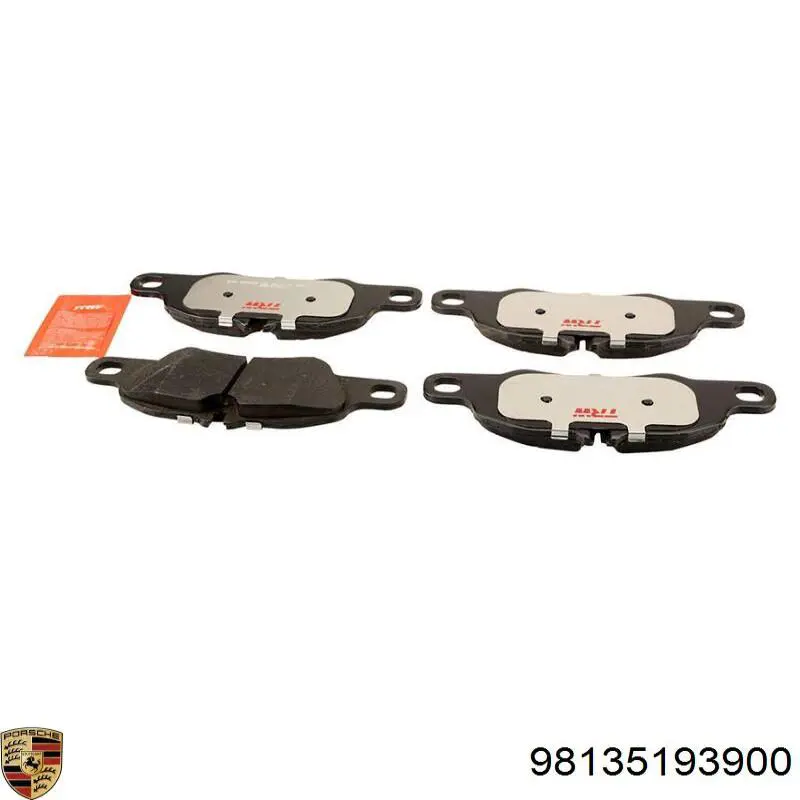 98135193900 Porsche Klocki hamulcowe przednie tarczowe