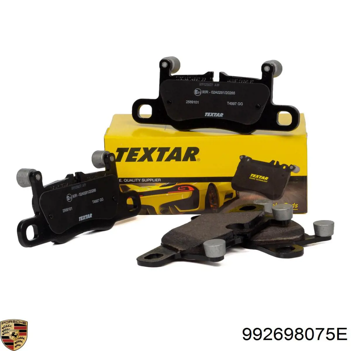 Klocki hamulcowe przednie tarczowe Porsche 992698075E