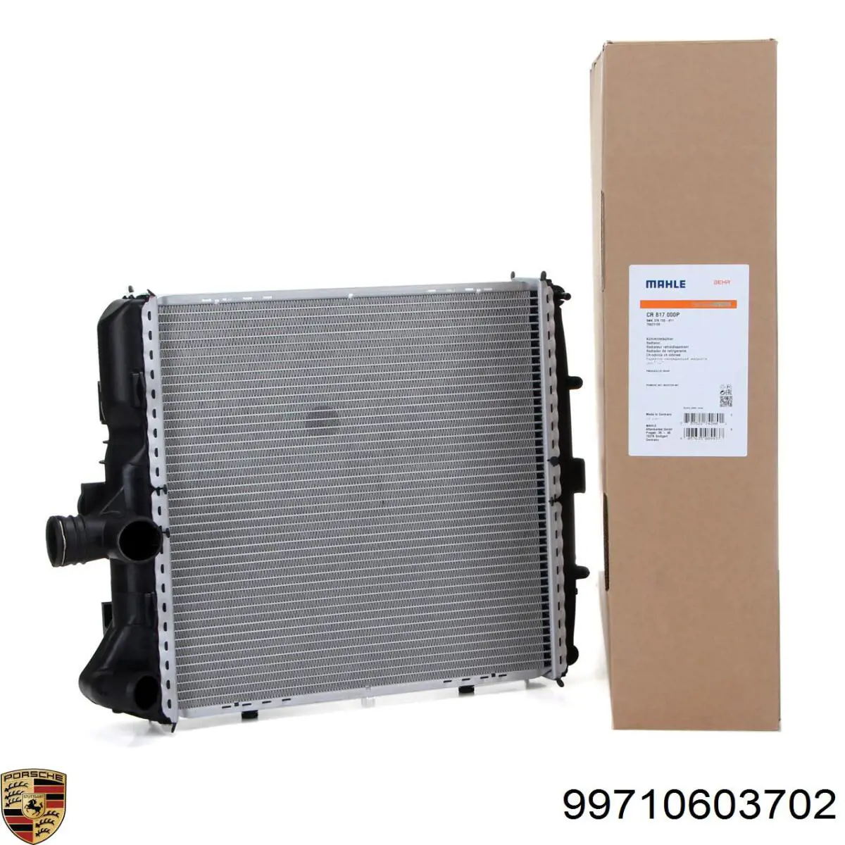 Chłodnica silnika Porsche 99710603702 cena, od 109,48 USD