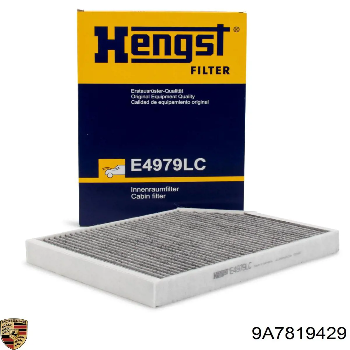Do koszyka 976819429 VAG Filtr kabiny