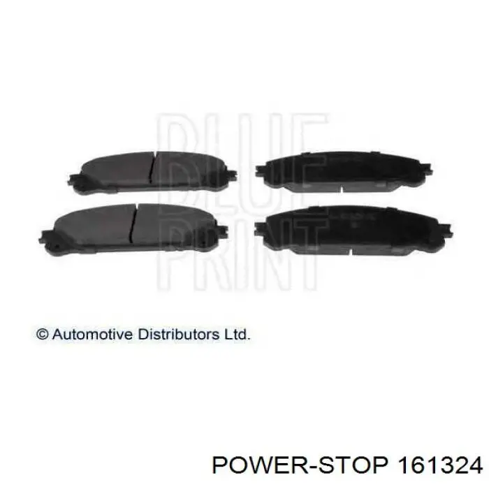 Do koszyka 161324 Power Stop Klocki hamulcowe przednie tarczowe