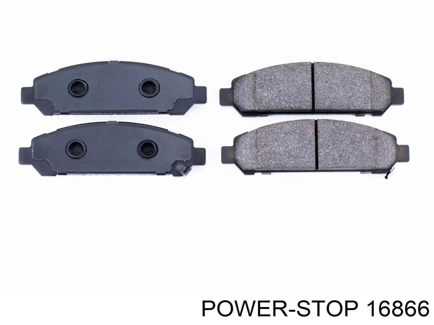 Do koszyka 16866 Power Stop Klocki hamulcowe przednie tarczowe