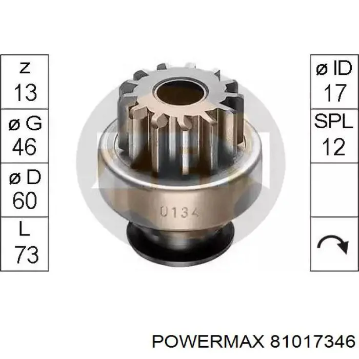 Elektromagnes rozrusznika 0011526510 Mercedes