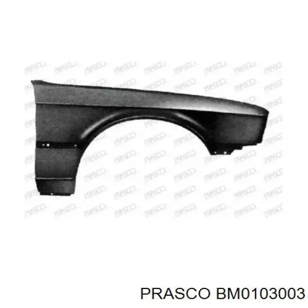 Do koszyka BM0103003 Prasco Błotnik przedni prawy