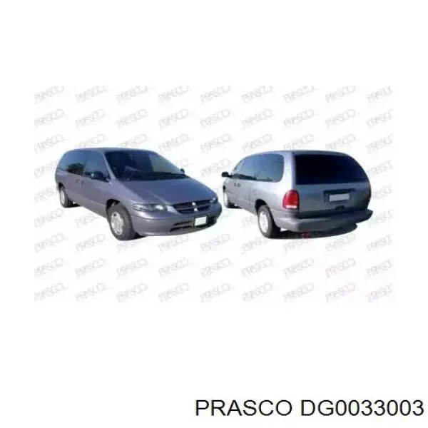  Błotnik przedni prawy Chrysler Voyager 