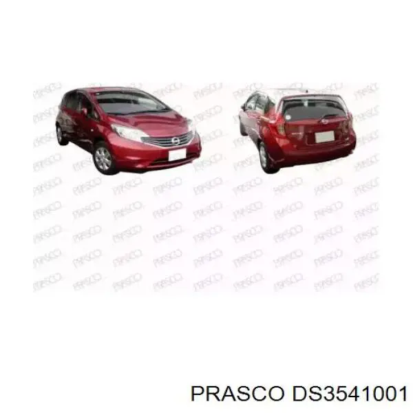 Zderzak przedni do Nissan Versa NOTE E12
