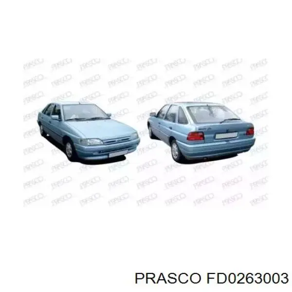  Błotnik przedni prawy Ford Escort 5
