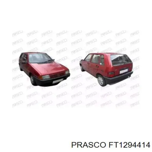  Lampa przeciwmgielna lewa Fiat Uno 