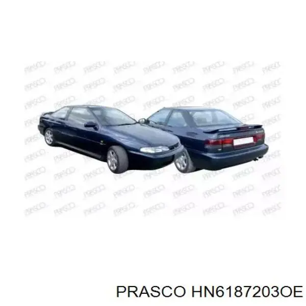Lusterko wsteczne prawe Hyundai Coupe I coupe (RD) (1996 - 2002) cena, od 49,16 USD