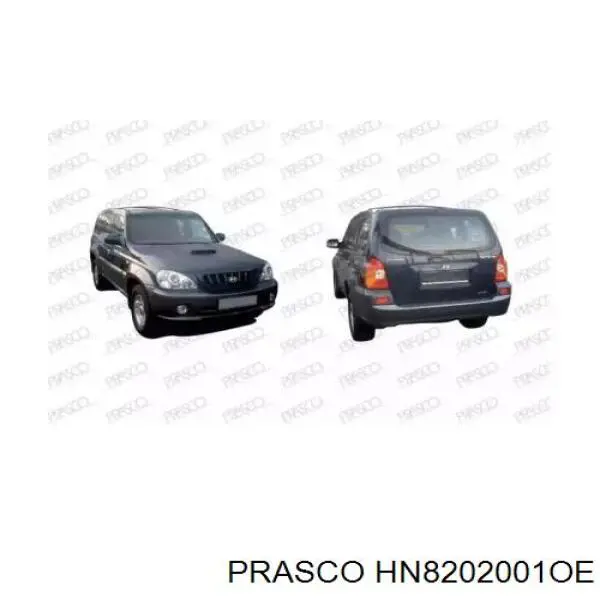 Atrapa chłodnicy do Hyundai Terracan  HP