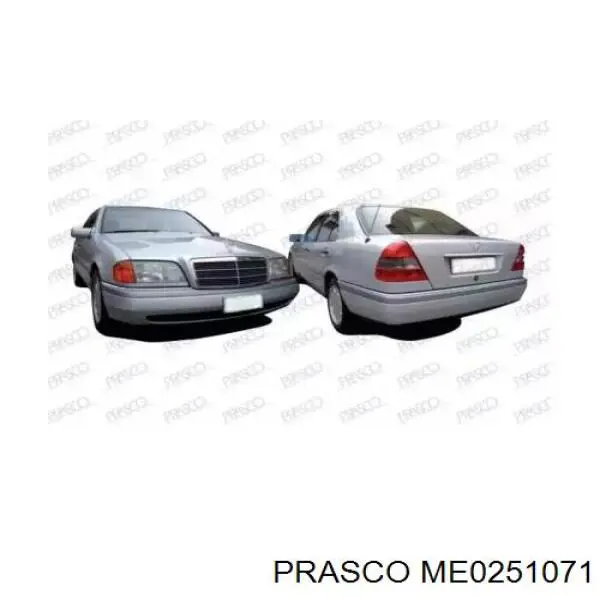 Zderzak tylny Mercedes C sedana (W202) (1993 - 2000) cena, od 259,56 USD