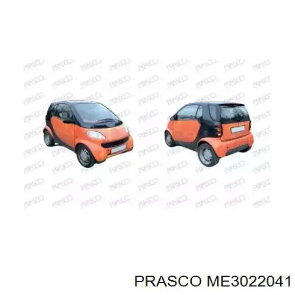Atrapa chłodnicy Smart CITY-COUPE coupe (450) (1998 - 2004) cena, od 133,82 USD